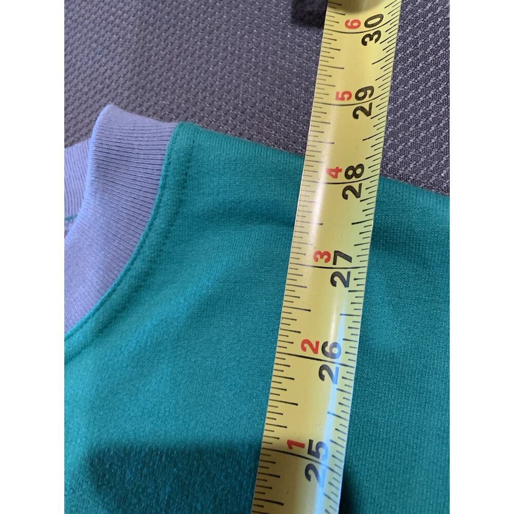 Vintage 90s Gina Peters “Crazy Yacht” Color Block Pullover Womens Oversized M - Picture 9 of 9